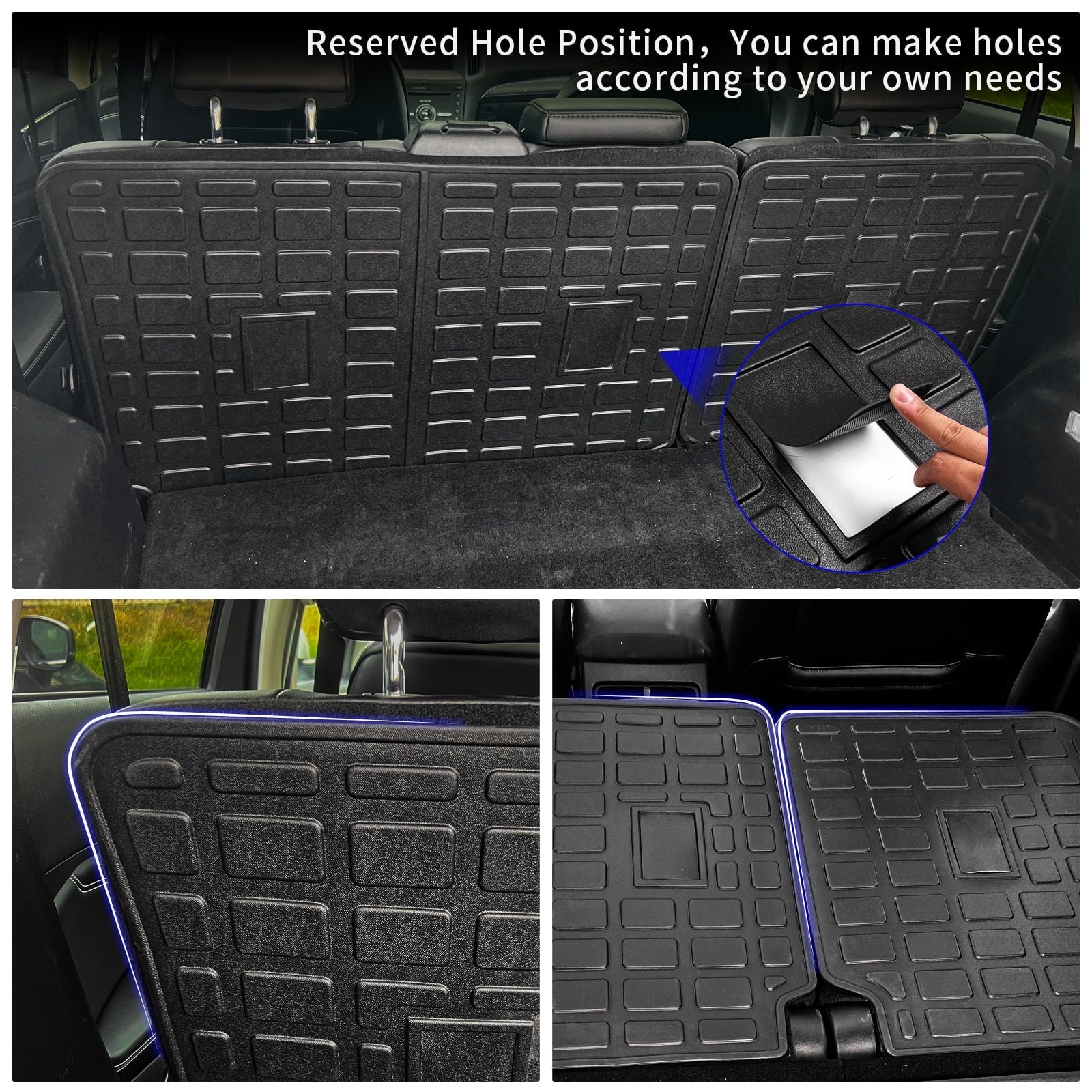 Fit 2015-2024 Ford Edge All Car Trunk Mat Cargo Mat Cargo Liner 2023 Edge Accessories