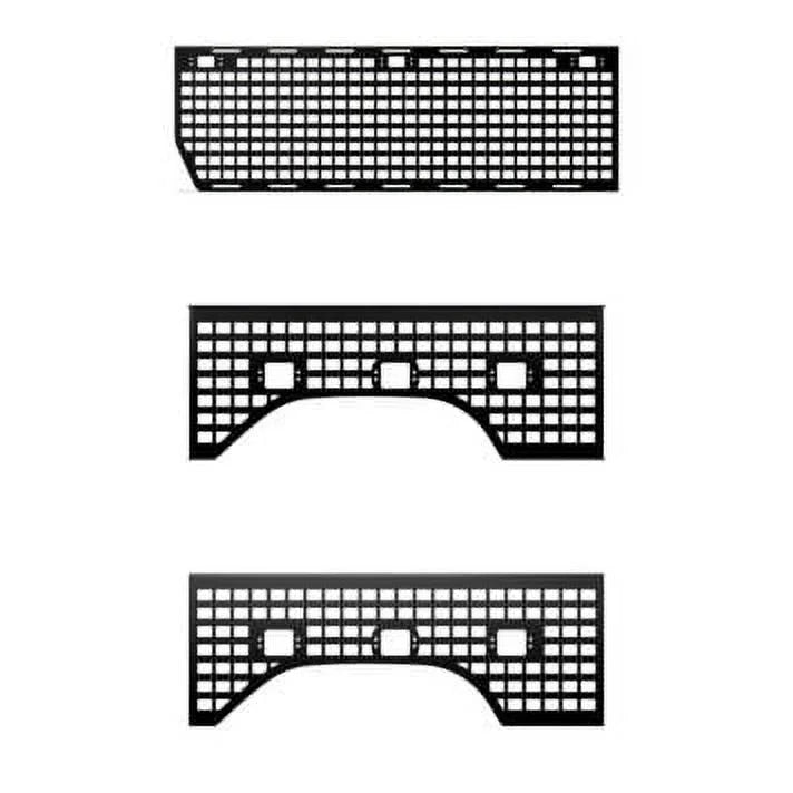 Putco 195001 Bed Cargo Rack Side Rail Panel CARGO RACK Fits select: 2021-2022 CHEVROLET SILVERADO, 2019 CHEVROLET SILVERADO LD