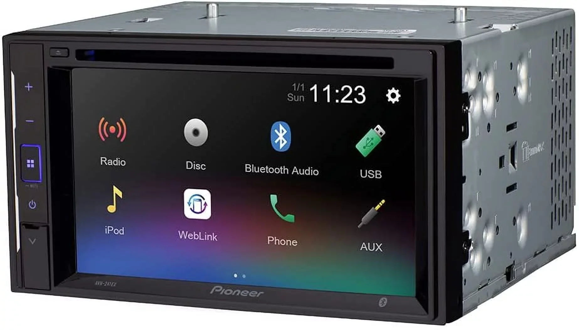 Restored Premium Pioneer 6.2-Inch Resistive Touchscreen DVD Receiver (Refurbished)