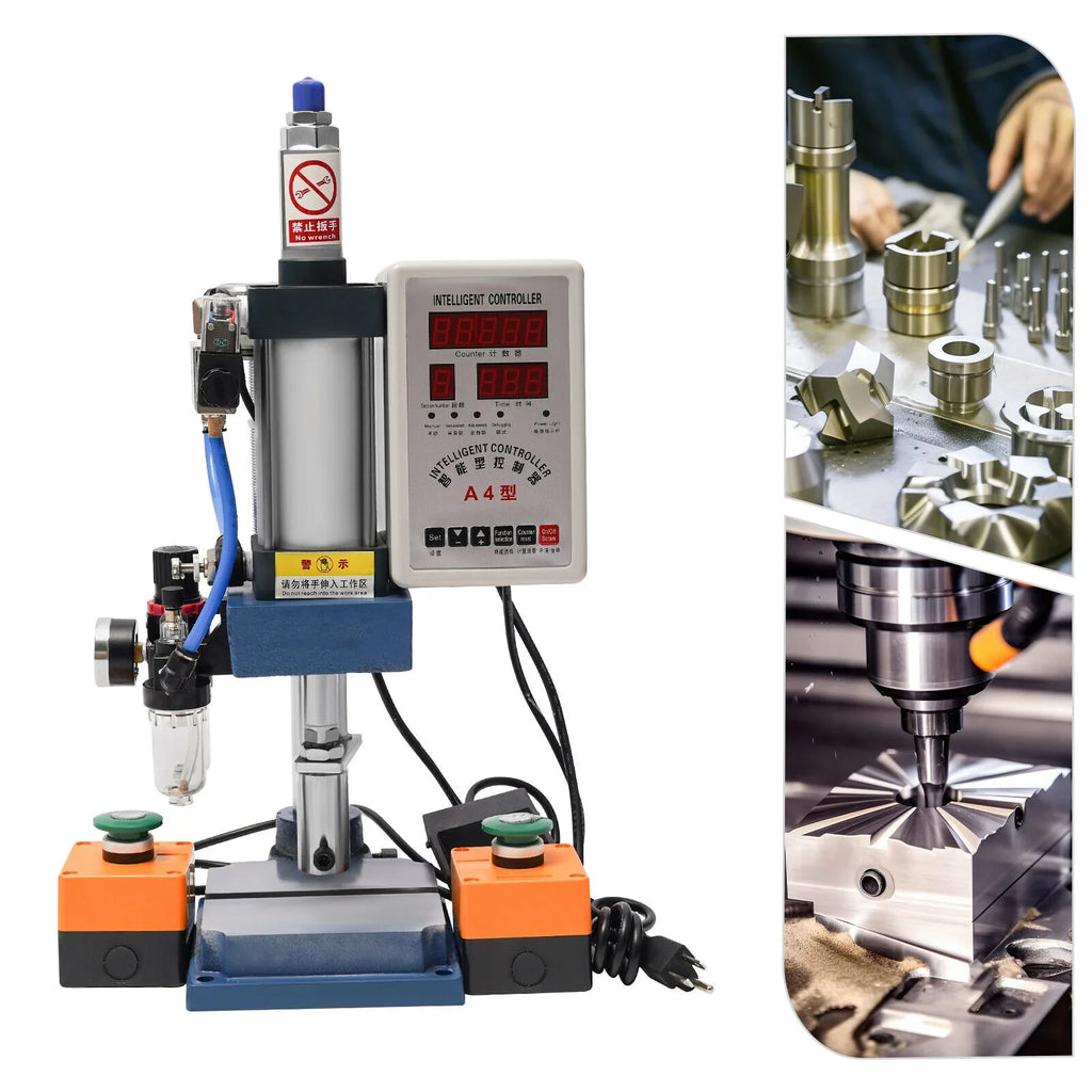 New 440lb Adjustable Pneumatic Punch Machine Press Equipment with Digital Controller, 4V210-8