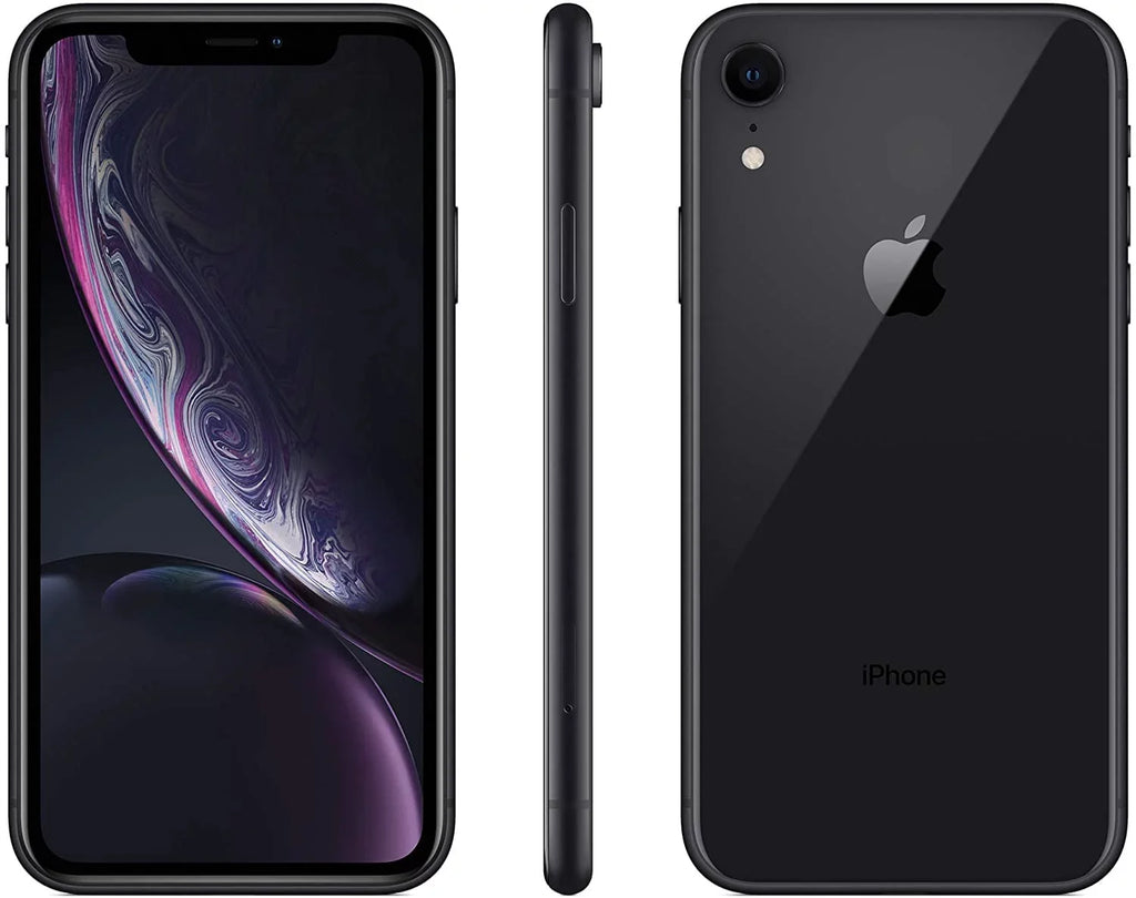 Restored Apple iPhone XR A1984 (Fully Unlocked) 64GB Black w/ Gift Box (Refurbished)