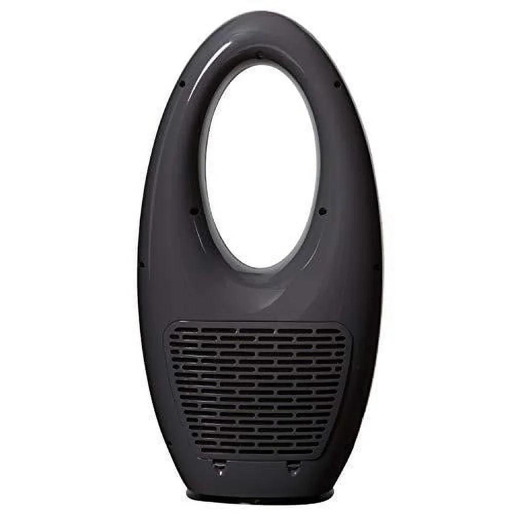 Livepure Bladeless Auto-Duster Fan, Oscillating Fan with Filter, Cooling Air Circulator- Graphite
