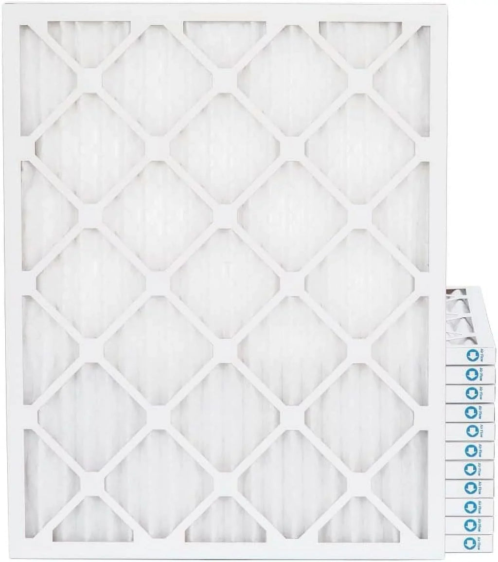 14X18x1 MERV 11, MPR 1000 Pleated Furne 1" Air Filters By Pamlico. Case Of 12. Size: 13-1/2 X 17-1/2 X 3/4