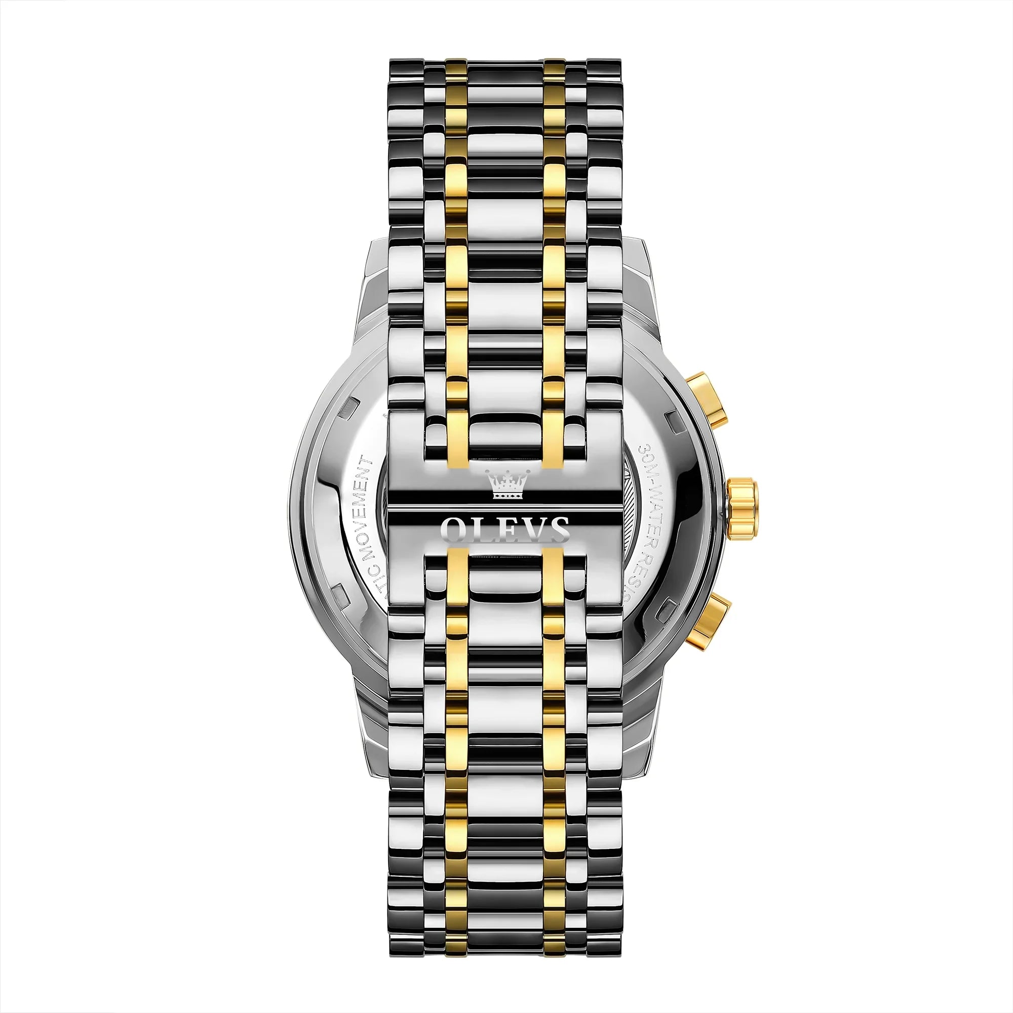 OLEVS Automatic Watches Men Luxury Business Dress Mens Watches Diamond Skeleton Self-Winding Stainless Steel Band