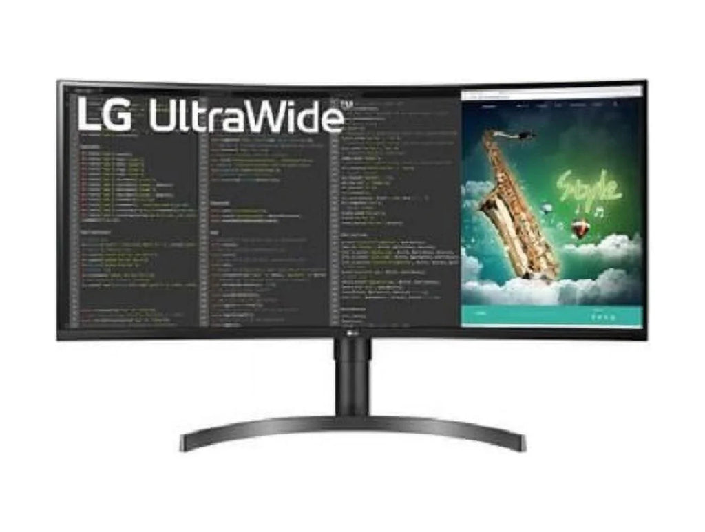 LG Ultrawide 35WN65C-B 35" Class WQHD Curved Screen Gaming LCD Monitor, 21:9