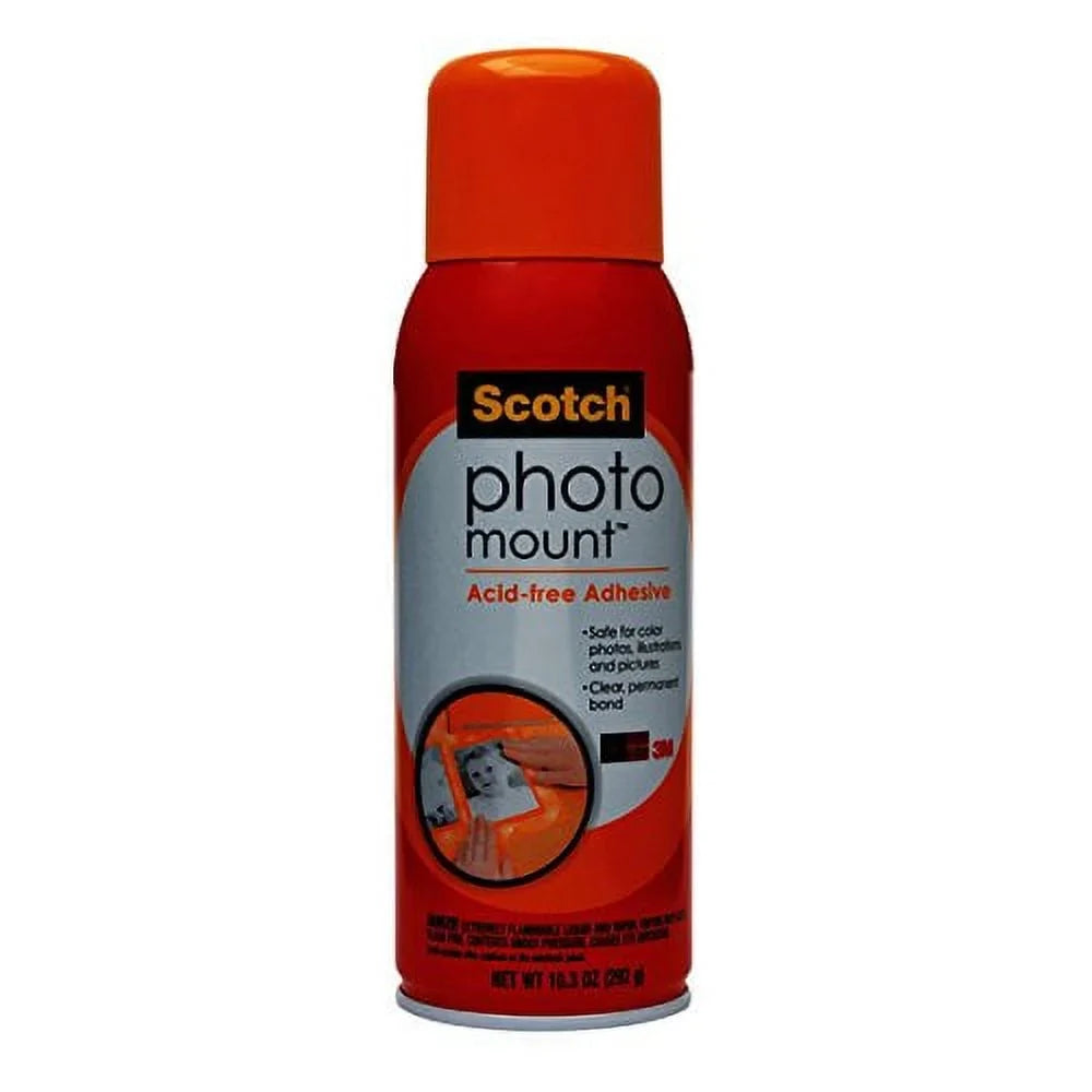 3M 30070 Scotch 6094 Photo Mount Spray Adhesive, 10.3 oz.