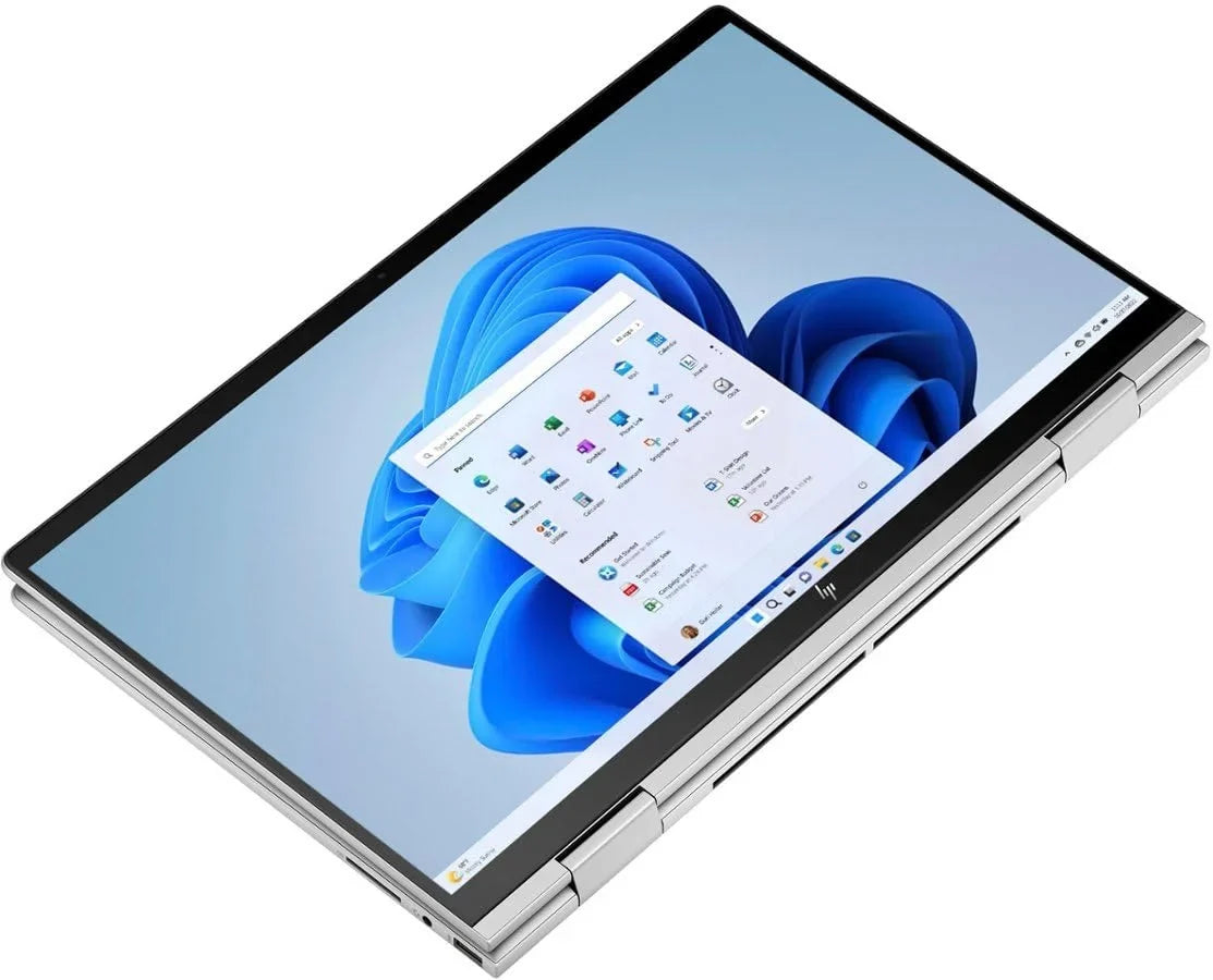 HP Envy X360 15 2-in-1 Laptop 15.6" FHD IPS Touchscreen 13th Gen Intel 10-Core i7-1355U 16GB RAM 1TB SSD Intel Iris Xe Graphics Backlit Thunderbolt USB-C HDMI B&O Win11 Silver + HDMI Cable