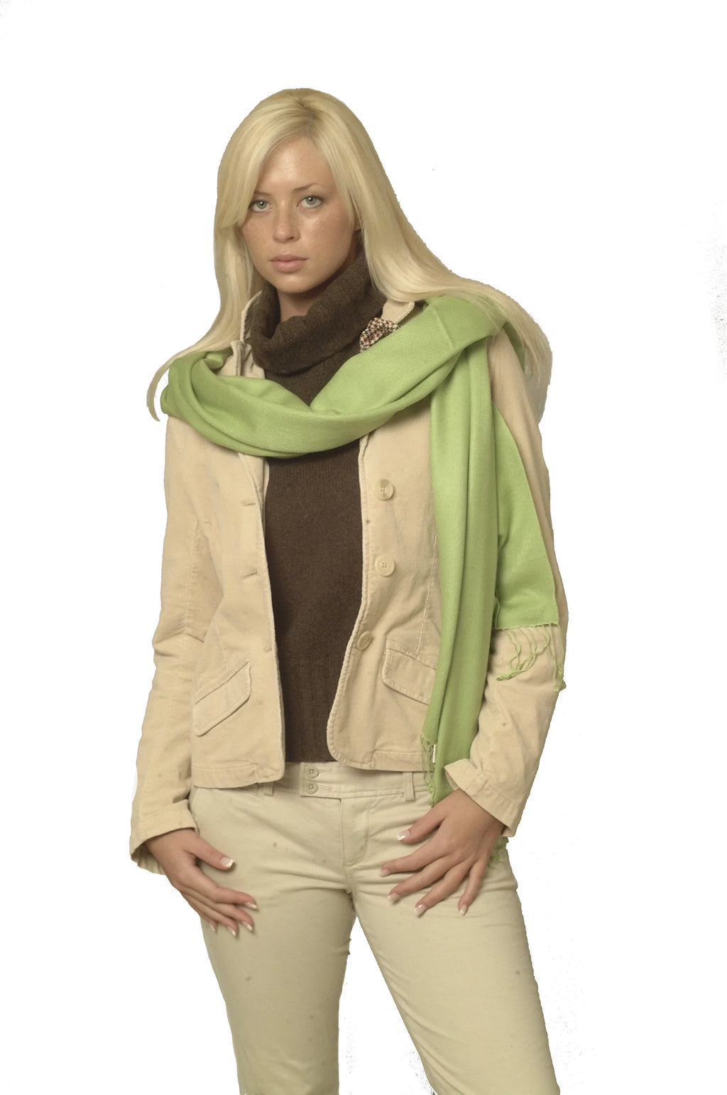 Scarf/Scarves/Shawl/Shawls/Stole/Wrap/Pashmina Scarf/Pashmina Shawl/Cashmere/Cashmere Scarf/Wool/Silk (Mint Green)