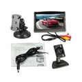 5 inch TFT LCD Color Mirror Monitor Car Reverse Rear View Backup Camera Car DVD Kit (Black)