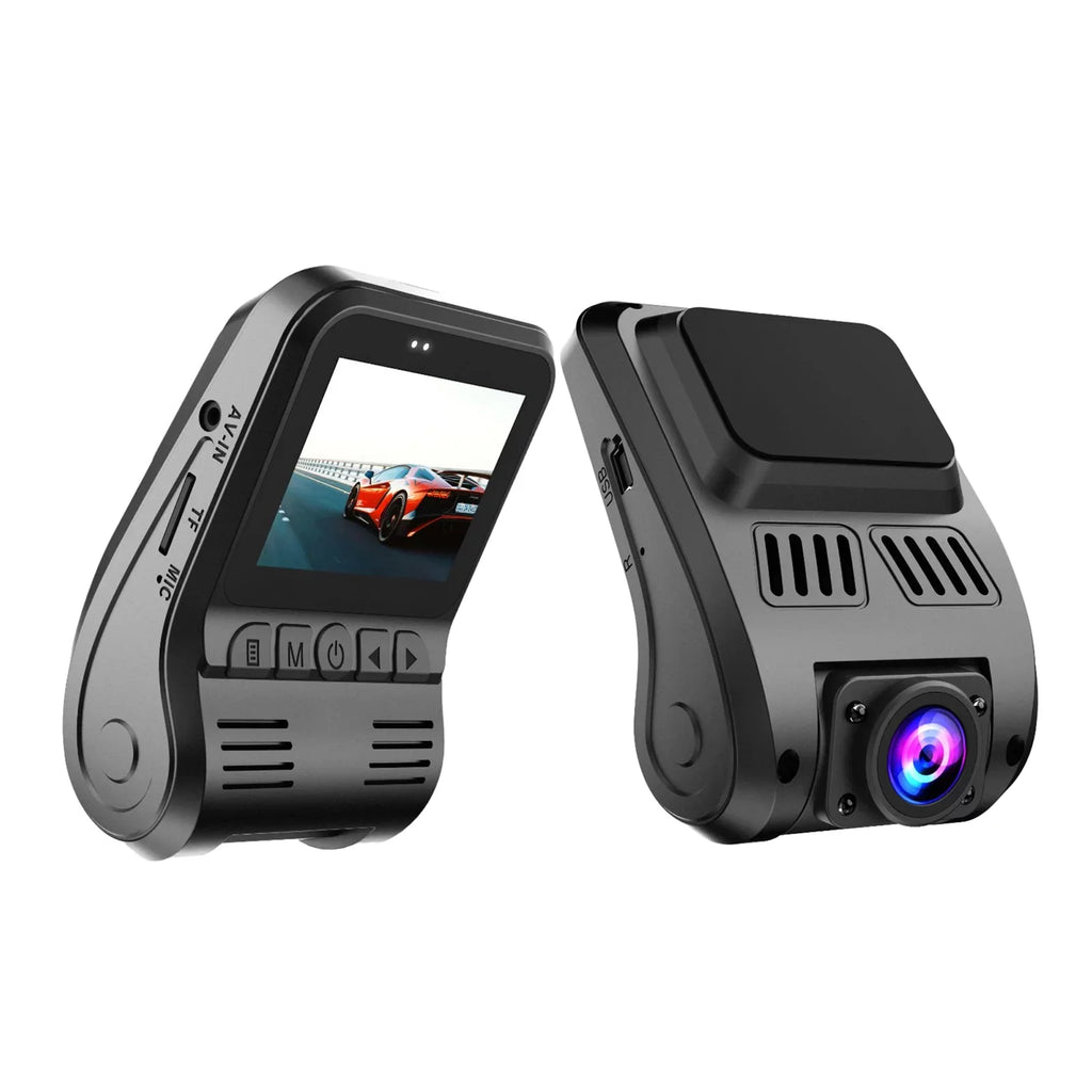Tomshoo Dash Cam 1080P Front and 720P Rear Dual Recording DVR, Hidden Camera, Loop Recording Dash Camera Shaking Driving Recorder
