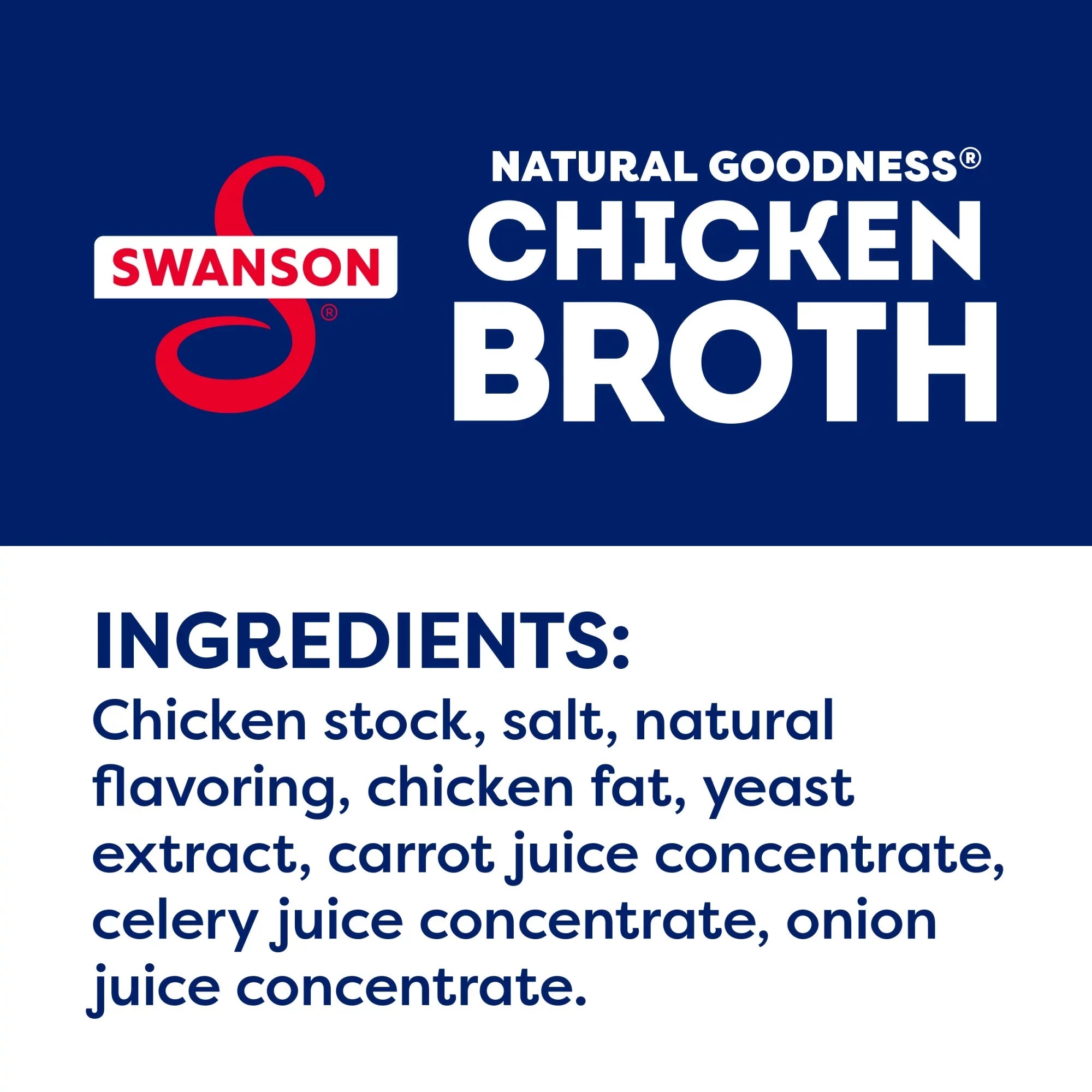 (6 Pack) Swanson Natural Goodness 33% Less Sodium Chicken Broth, 32 oz Carton