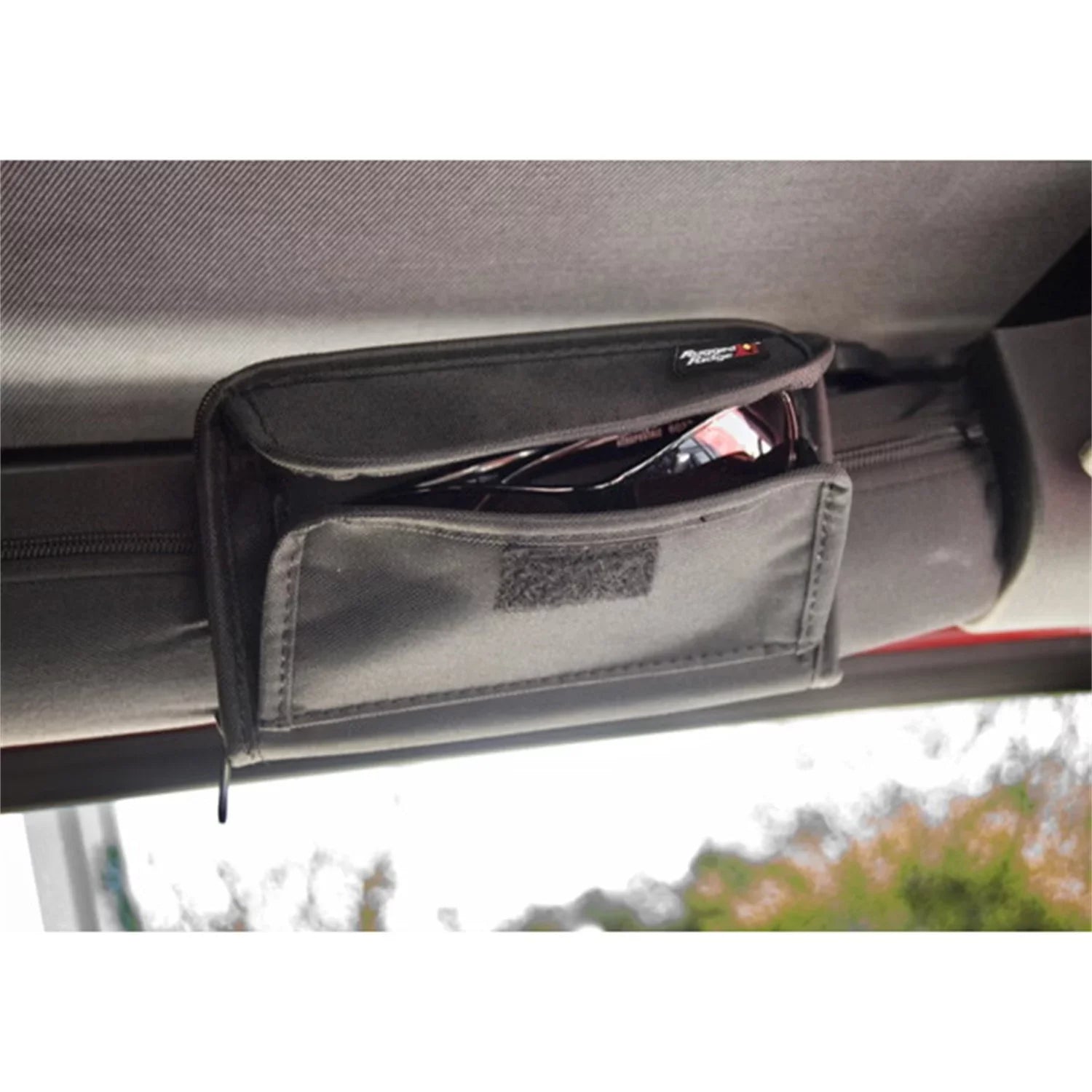 Rugged Ridge 12101.52 Roll Bar Storage Pouch, Sunglass Holder; 55-21 Jeep CJ/Wrangler