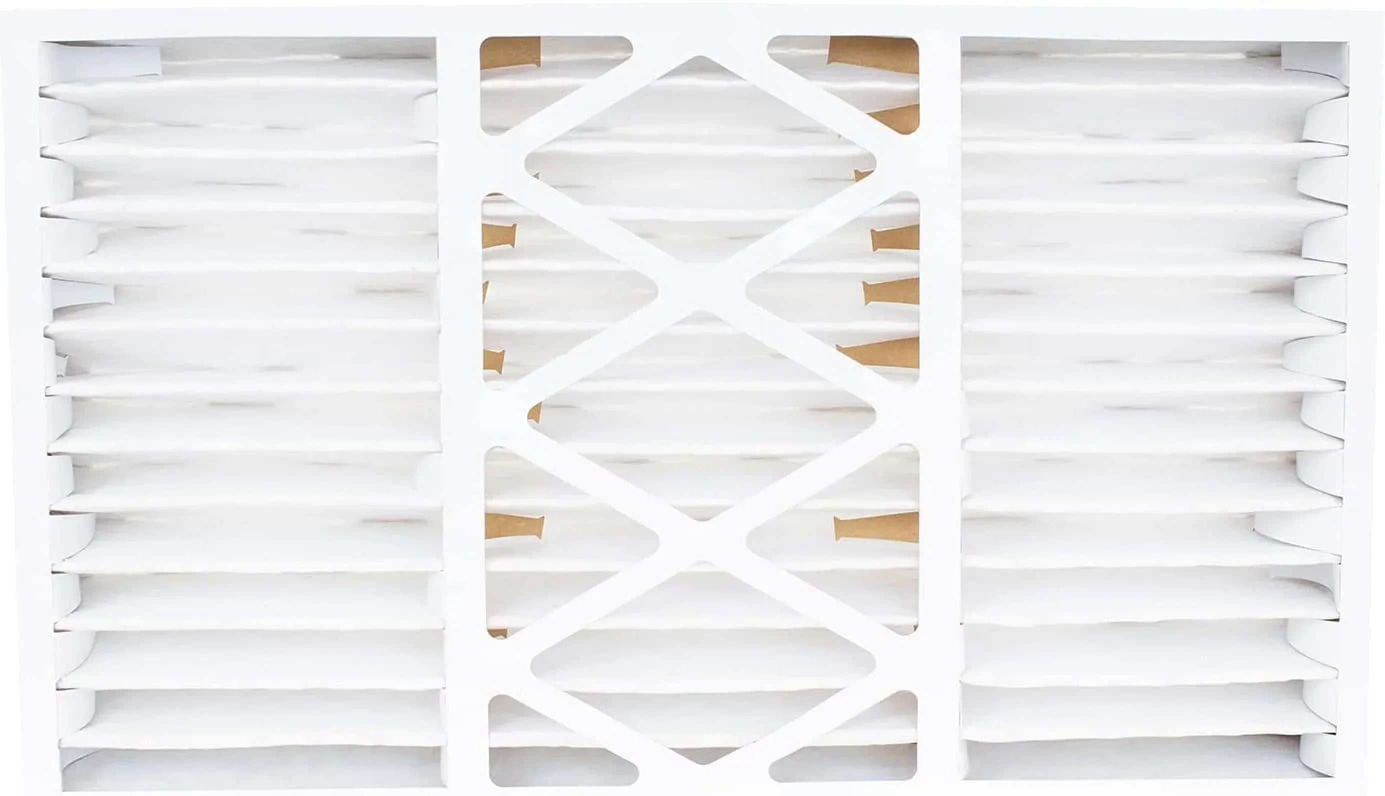 Filterbuy 16x25x3 MERV 8 Pleated HVAC AC Furnace Air Filters Trion Air Bear 255649-101 (3-Pack)