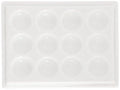 Jack Richeson Porcelain Palette 12 Well Medium Tray