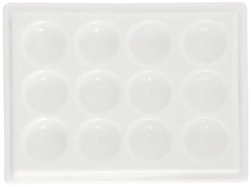 Jack Richeson Porcelain Palette 12 Well Medium Tray