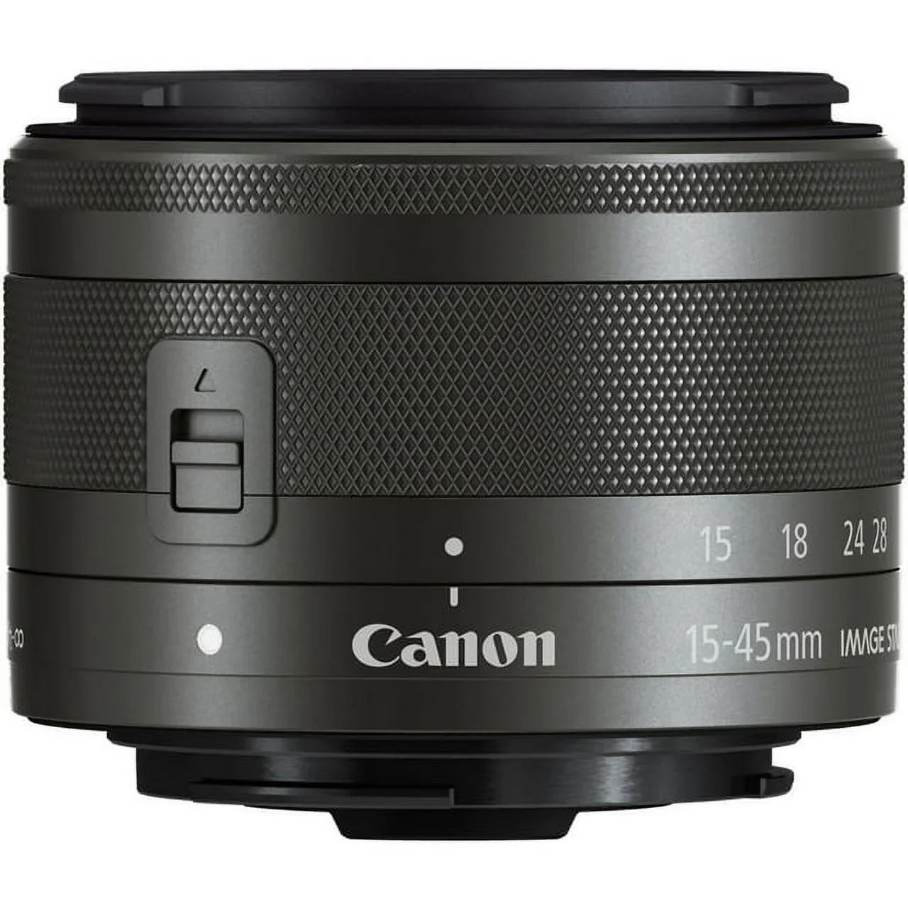 Canon EF-M 15-45mm f/3.5-6.3 IS STM Lens (Graphite) - BuzzPhoto Basic Bundle