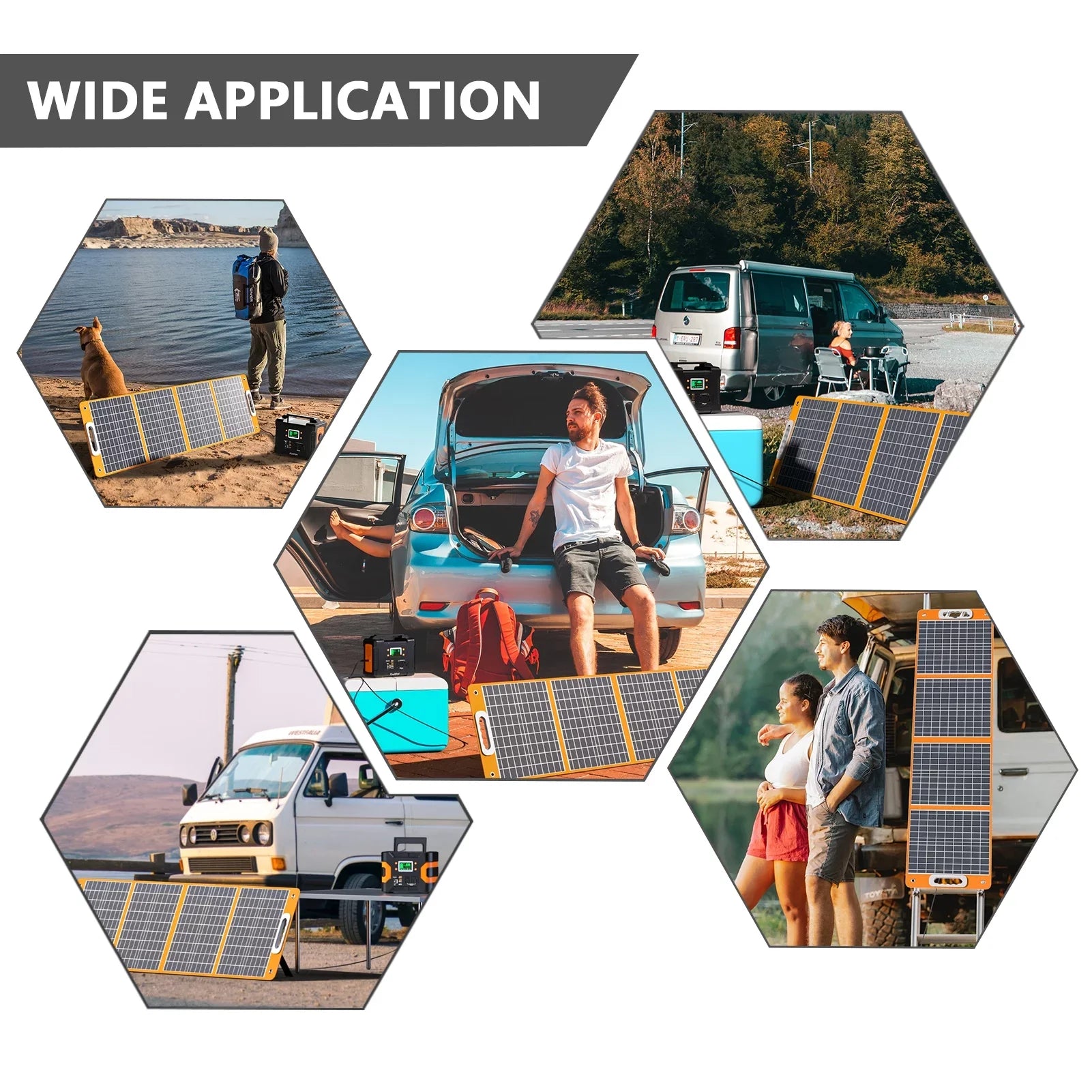 Got 18V/100W Portable Solar Panel Foldable Solar DC Output Portable Power Station