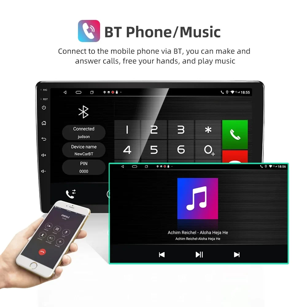 9" Android 12 Car Stereo Radio GPS CarPlay Nissan Qashqai 1 J10 2006-2013 2+32G with Spare Camera