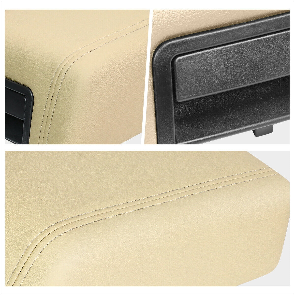 Teledu Beige Center Console Top Lid Repair Kit Armrest Latch Shield For Ford Lincoln
