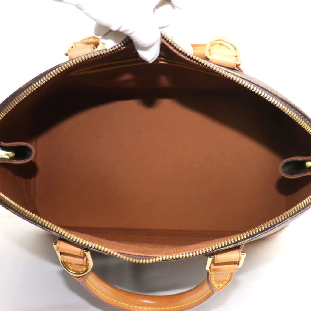 Pre-Owned LOUIS VUITTON Alma Handbag Monogram Brown M51130 BA0030 Women's (Good)
