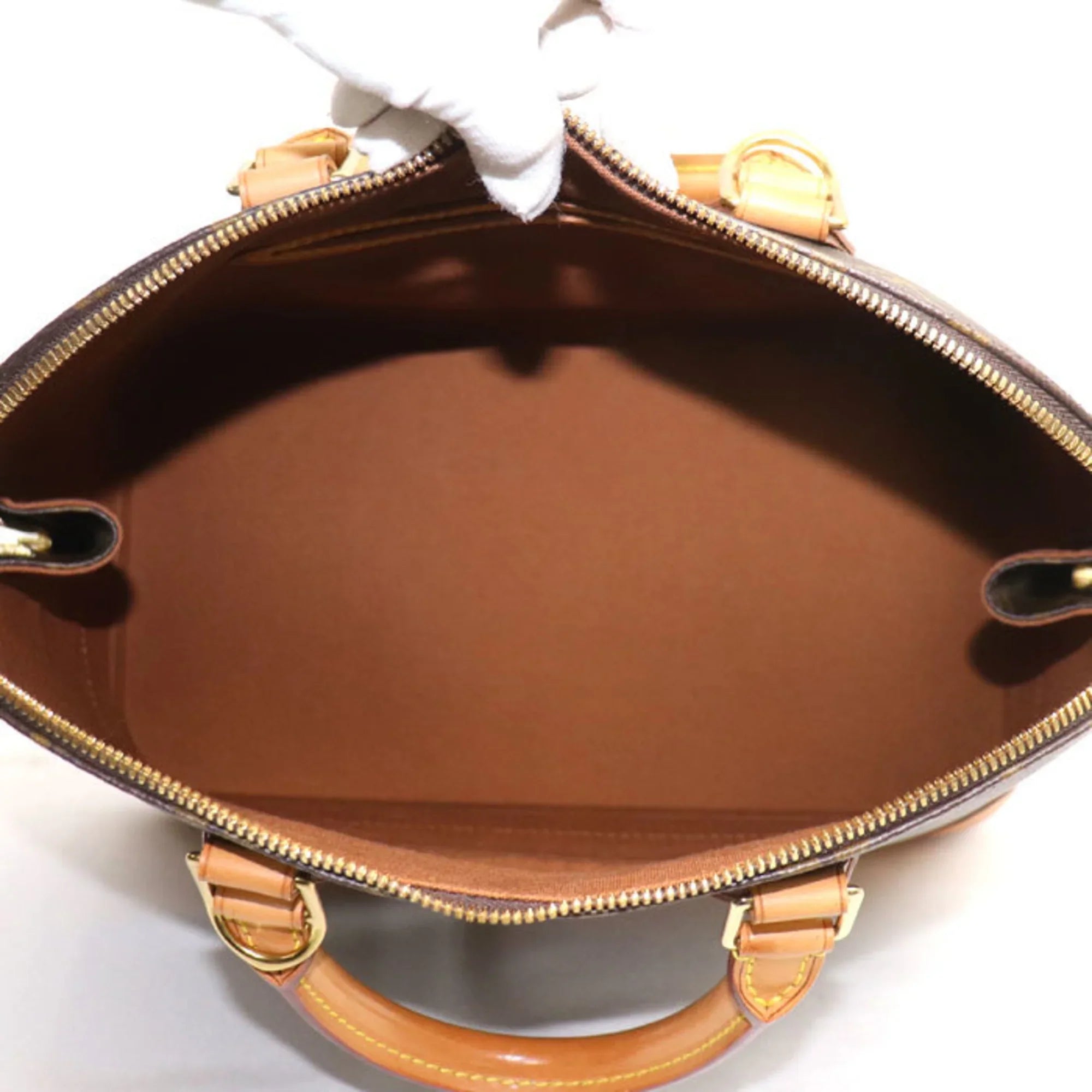 Pre-Owned LOUIS VUITTON Alma Handbag Monogram Brown M51130 BA0030 Women's (Good)