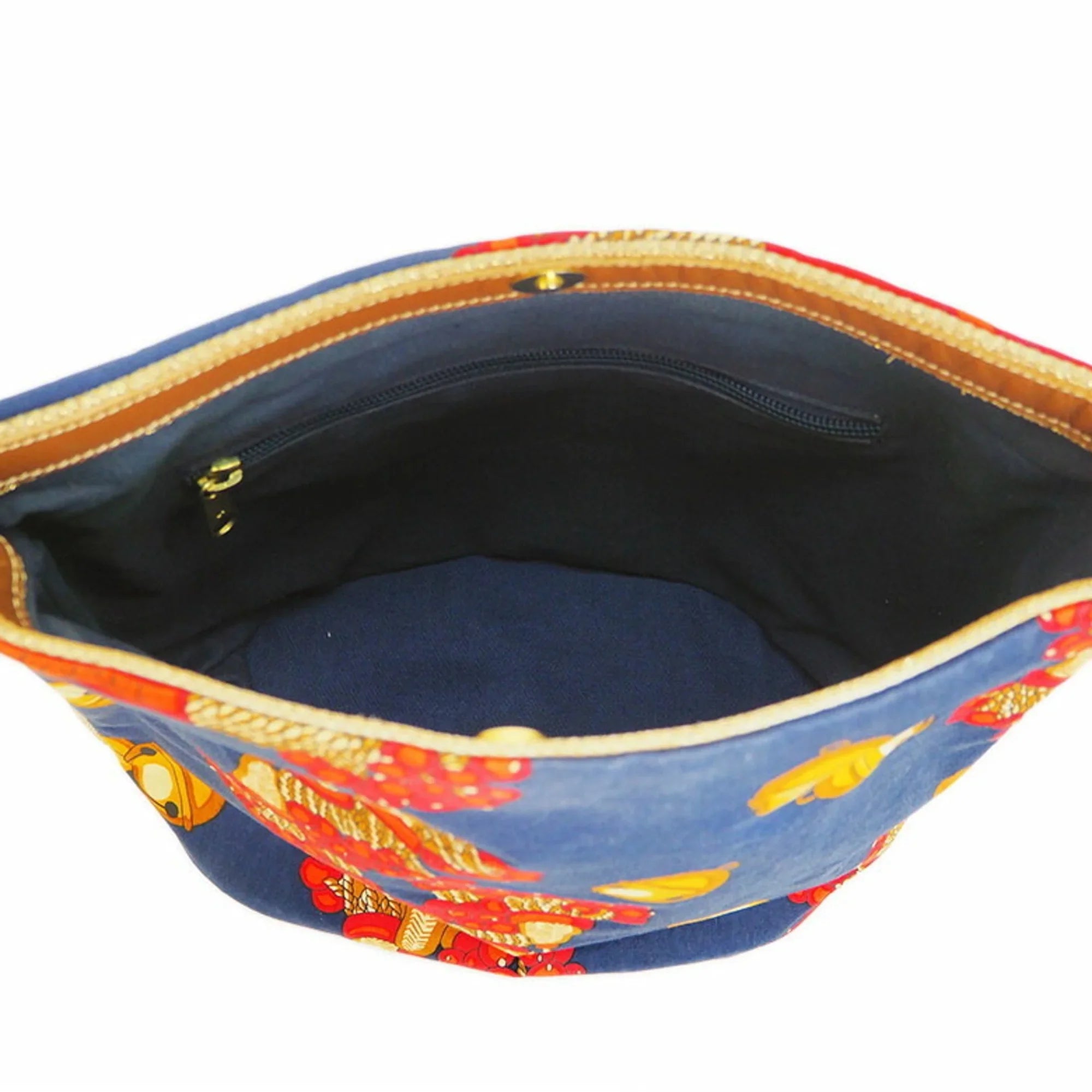 Pre-Owned Loewe LOEWE shoulder canvas navy x red one bag ladies (Good)