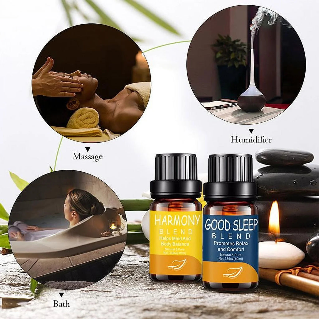 drdong-Natural and Pure TOP 12 Premium Essential Oil Blends-Breathe Ease, Health Shield, Calming…