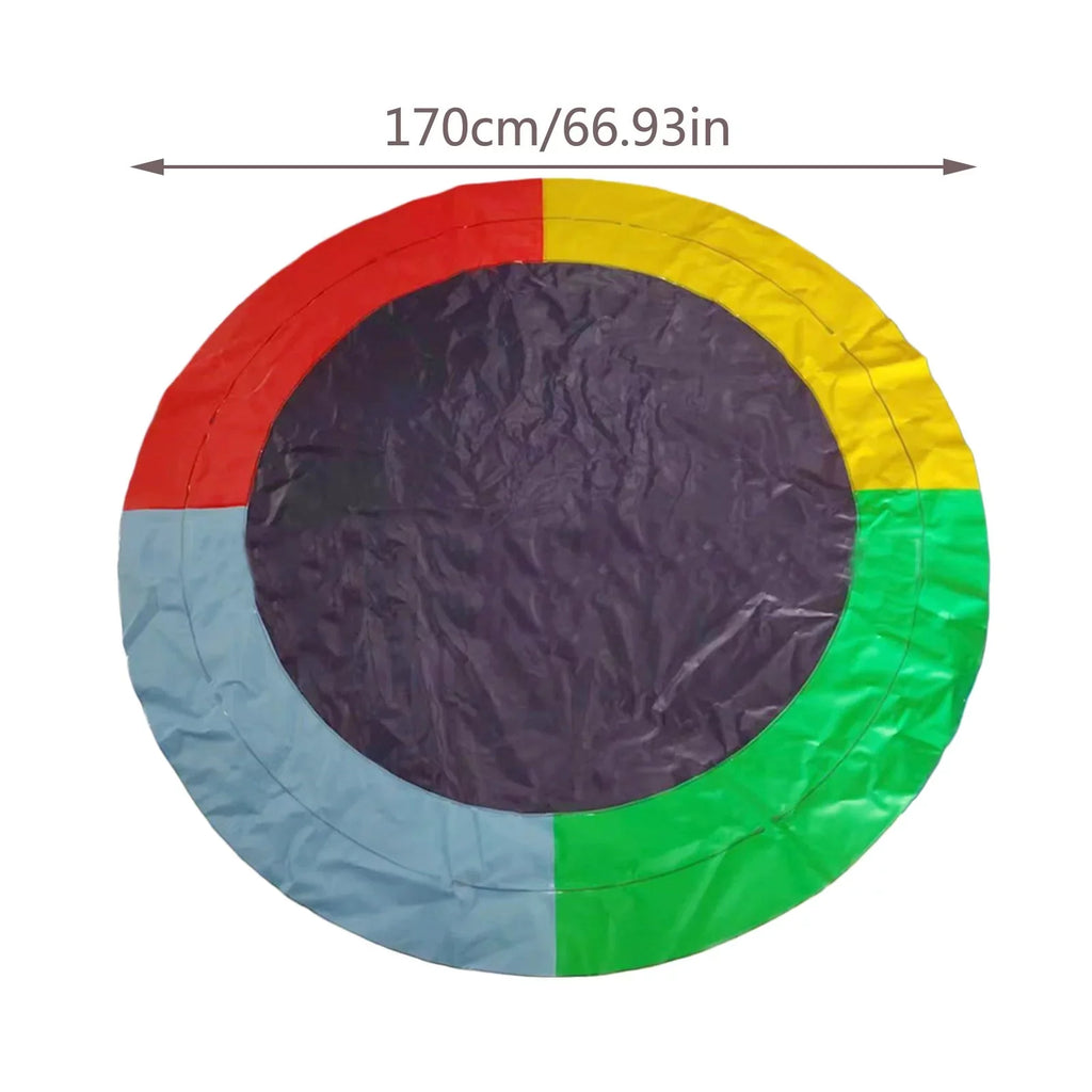 YHAIOGS 170CM Children's Outdoor Two Pipe Splashing Mat Lace Sprinkler Mat Pet Spray Mat