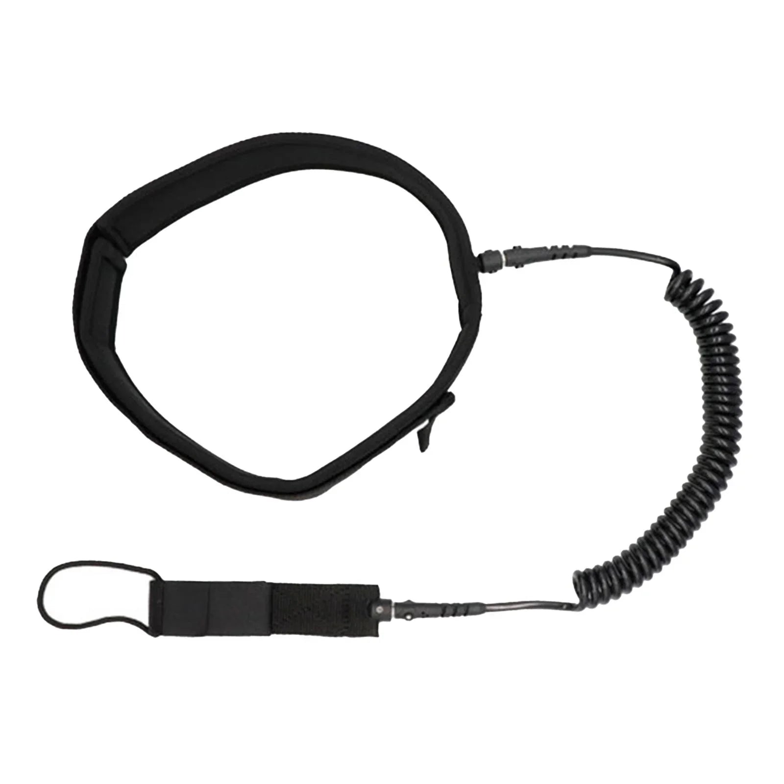 Surfboard Leash Coiled Surfing Leash Paddle Board Waist Belt Surf Leash Water Sports Stand up Paddleboard, Shortboard, Skimboard, Longboard 10FT