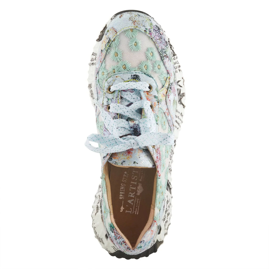 Spring Step L'Artiste Women's Daisymae Fashion Sneaker Blue Multi EU 42 / US 10.5-11