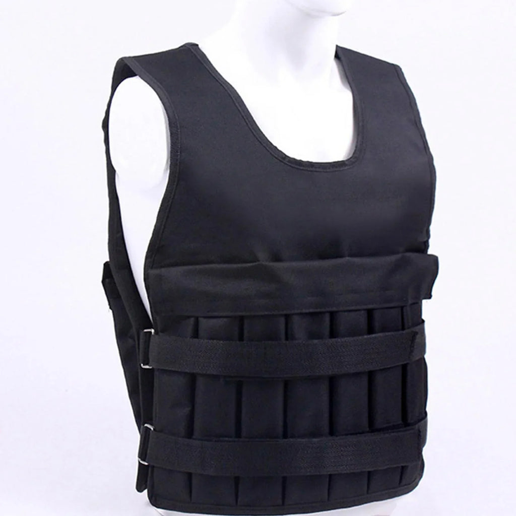 AMLESO Loading Vest Exercise Jacket Boxing Running Gym Fitness 8 Pockets Exercise Slim Design Strength Training Body Weight Vest