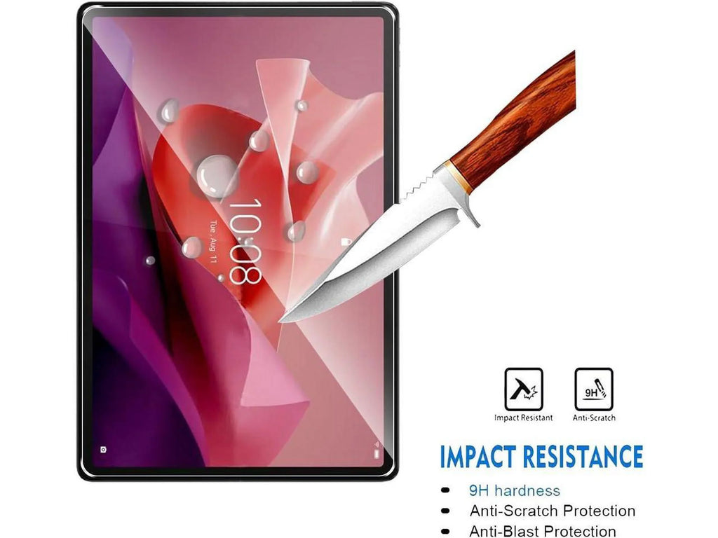 [2-Pack] Screen Protector Lenovo Tab P12 / Lenovo Xiaoxin Pad Pro 12.7 inch Tempered Glass Screen Protector Film, S Pen , Anti-Fingerprint, Anti-Scratch