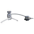 CAMPINGMOON Portable Camping Stove Connector, Tripod Butanes Canister Adapter Cooking Equipment Camping