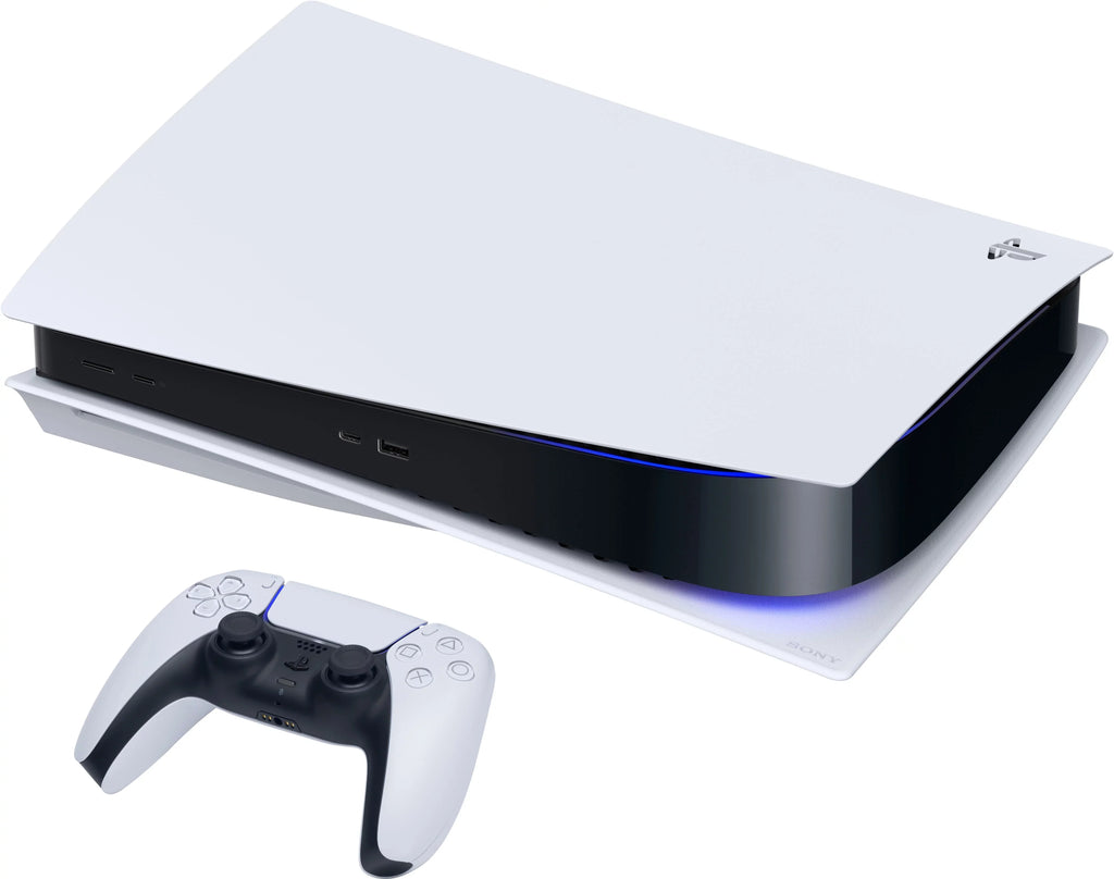 Sony Play Station 5 PS5 Disk Console Bundle God of War Ragnarök, Grand Theft Auto V, Nearity HP10 Headset with Microphone