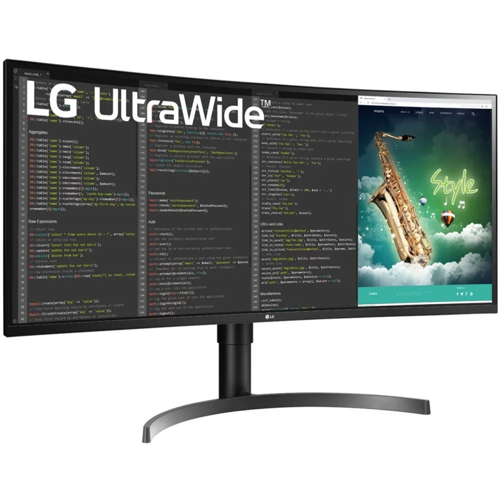 LG Ultrawide 35WN65C-B 35" Class WQHD Curved Screen Gaming LCD Monitor, 21:9