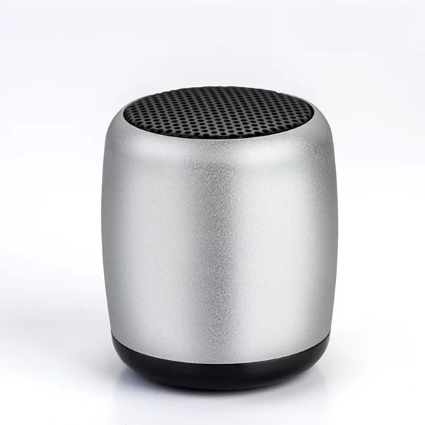Mini Wireless Speaker iPhone SE (2022) - Remote Shutter Handsfree Mic Audio Multimedia Rechargeable Silver Z6L With iPhone SE 2022 (3rd Generation)