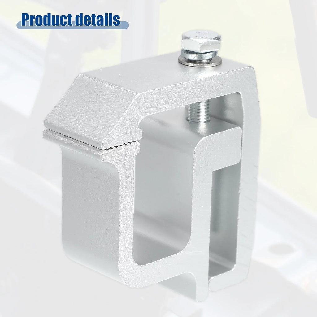 Unique Bargains 8 Pcs Truck Bed Cap Mount Clamps Camper Shell Clips Fit Chevy Silverado 1500 2500HD Silver Tone