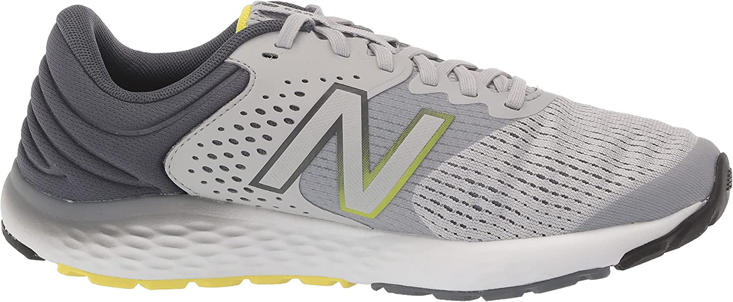 New Balance Men's 520 V7 Running Shoe, Gray/Gray/Hilite, 12