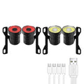 Suzicca Skateboard USB Rechargeable Skateboard Longboard Front and Rear Set with 4-in-1 Charging Cable
