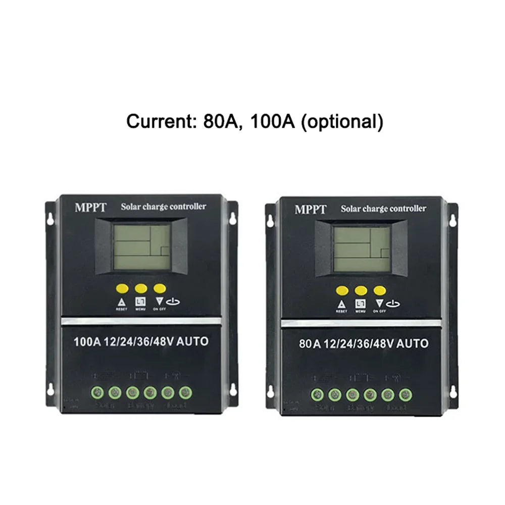 Lixada Solar Controller Automatic Voltage Identification Rechargeable Battery Leadacid Cell LCD Display Off-grid Electrical Power Generating Systems