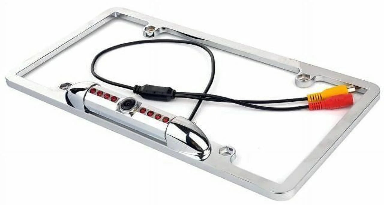 FOR KENWOOD DNN991HD DNN-991HD NIGHT VISION COLOR REAR VIEW CAMERA SILVER FRAME