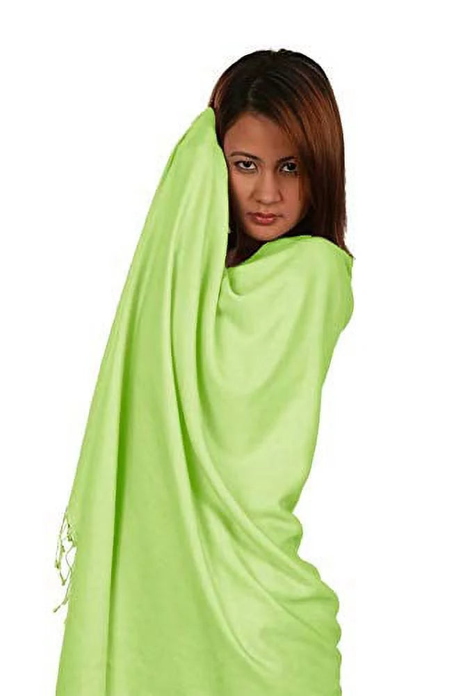 Scarf/Scarves/Shawl/Shawls/Stole/Wrap/Pashmina Scarf/Pashmina Shawl/Cashmere/Cashmere Scarf/Wool/Silk (Mint Green)