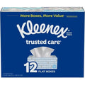 Kleenex Trusted Care Everyday Facial Tissues, Flat Boxes (144 tissues, 12 pk.)