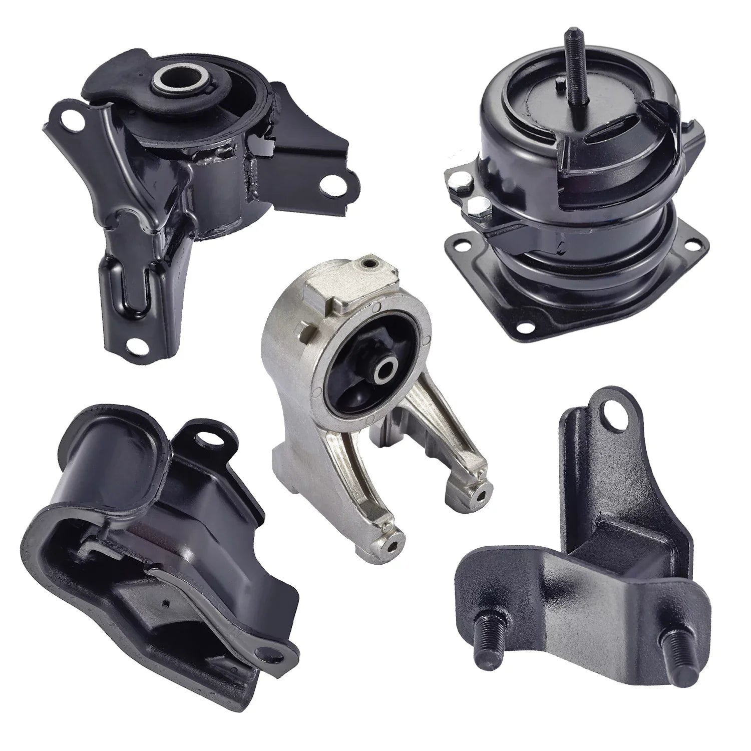 Set of 5 ISA Engine Motor Mounts with 1999-2004 Honda Odyssey 3.5L V6 Replacement A4519HY, A4518, A6552, A6582, A6579