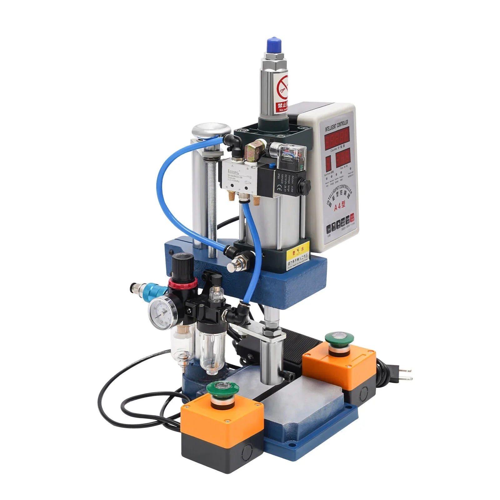 New 440lb Adjustable Pneumatic Punch Machine Press Equipment with Digital Controller, 4V210-8