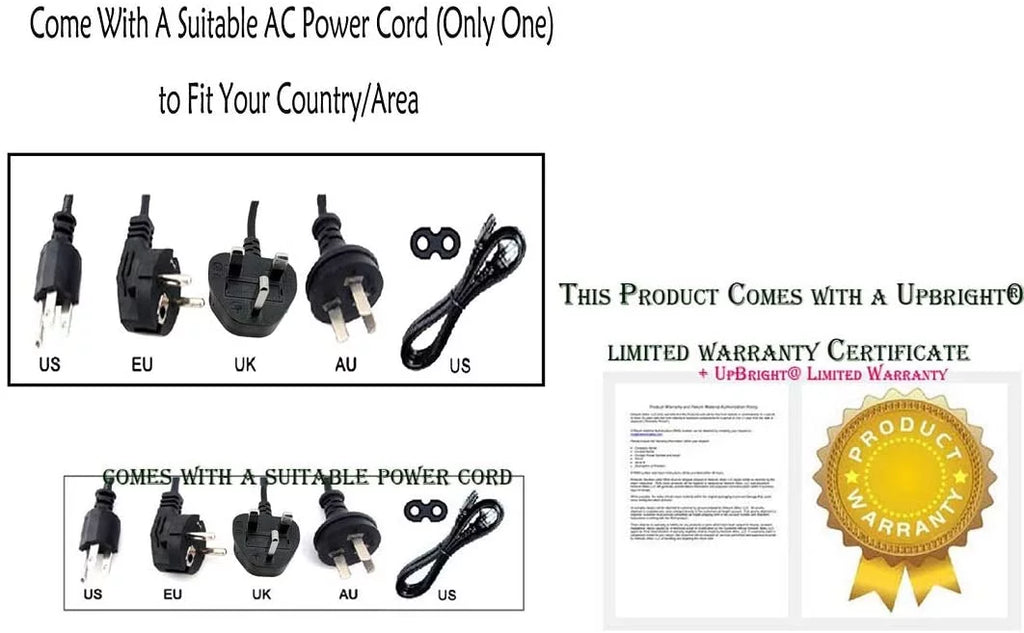 UPBRIGHT NEW Global AC / DC Adapter For Dell Inspiron 15 5000 Series 15 5552 i5552 15552 15-5552 15.6" FHD Laptop Notebook PC Power Supply Cord Battery Charger Mains PSU (w/ OD: 4.5mm Small Tip.)