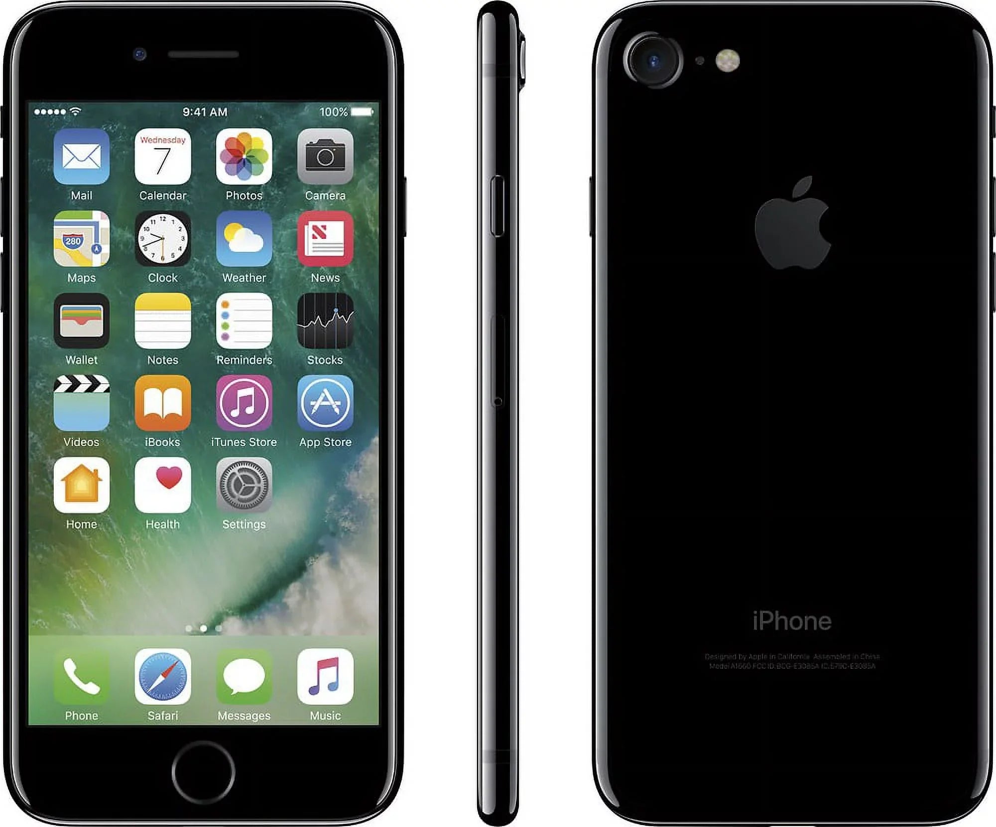 Restored Apple iPhone 7 128GB Unlocked GSM Phone (Jet Black) (Refurbished)