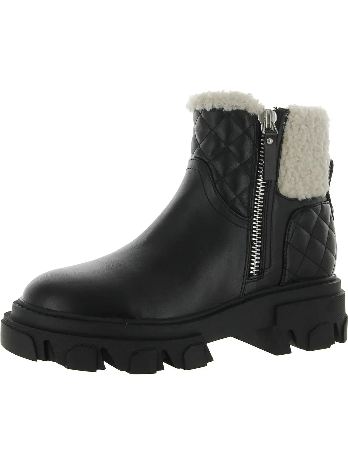 NINE WEST Colbee3 Ankle Women/Adult shoe size Women 8 Boots COLBEE3-BLK Black Leather