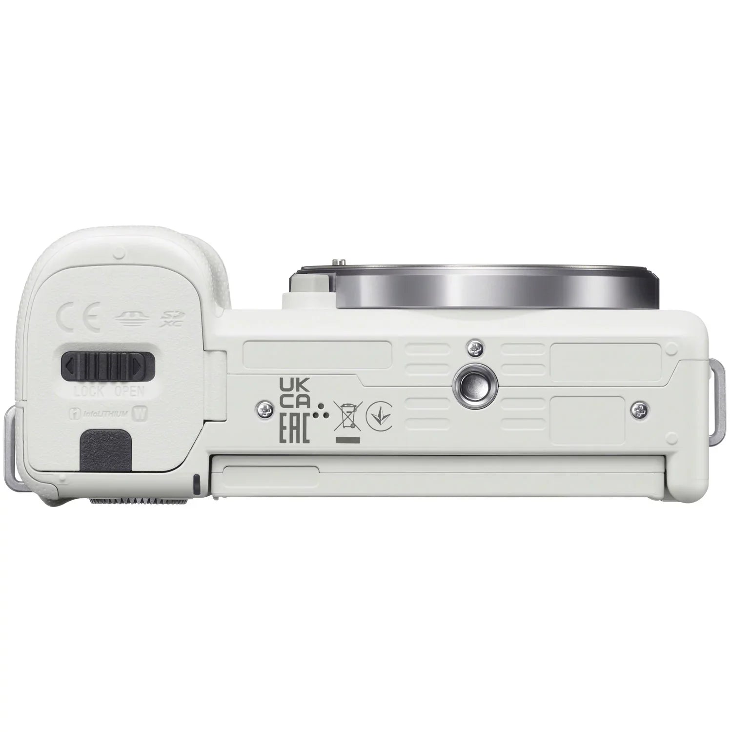 Sony ZV-E10 Mirrorless Alpha APS-C Interchangeable Lens Vlog Camera (Body, White) ILCZV-E10/W Bundle with Deco Gear Photography Case + Extra Battery + Photo Video Software & Accessories Kit