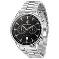 Tradizione Chronograph Black Dial Quartz 100M Men Watch Adult - Blue